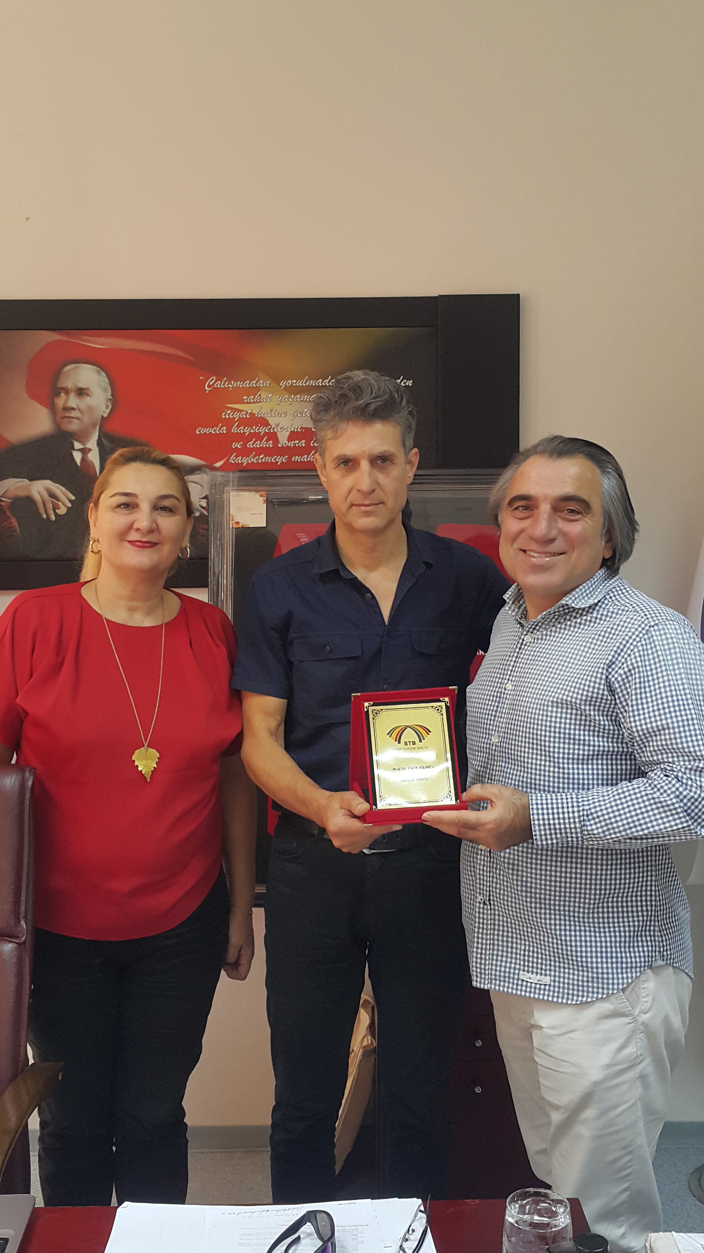 Prof Dr Fatih Kılınç'a teşekkür ettik.